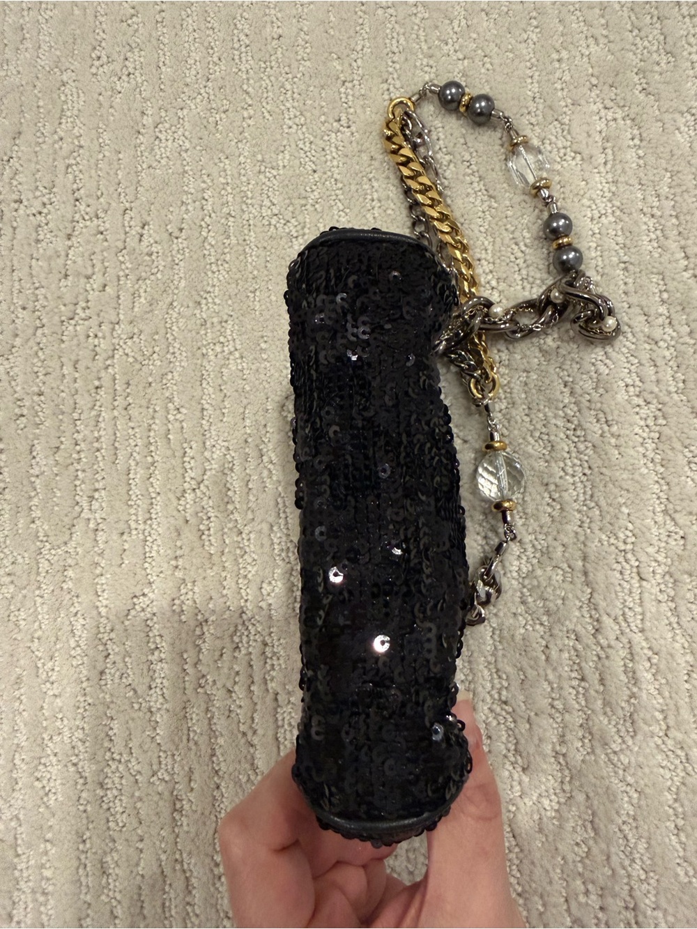 Dolce & Gabbana miss charles sequin flap mini shoulder bag - Picture 11 of 13